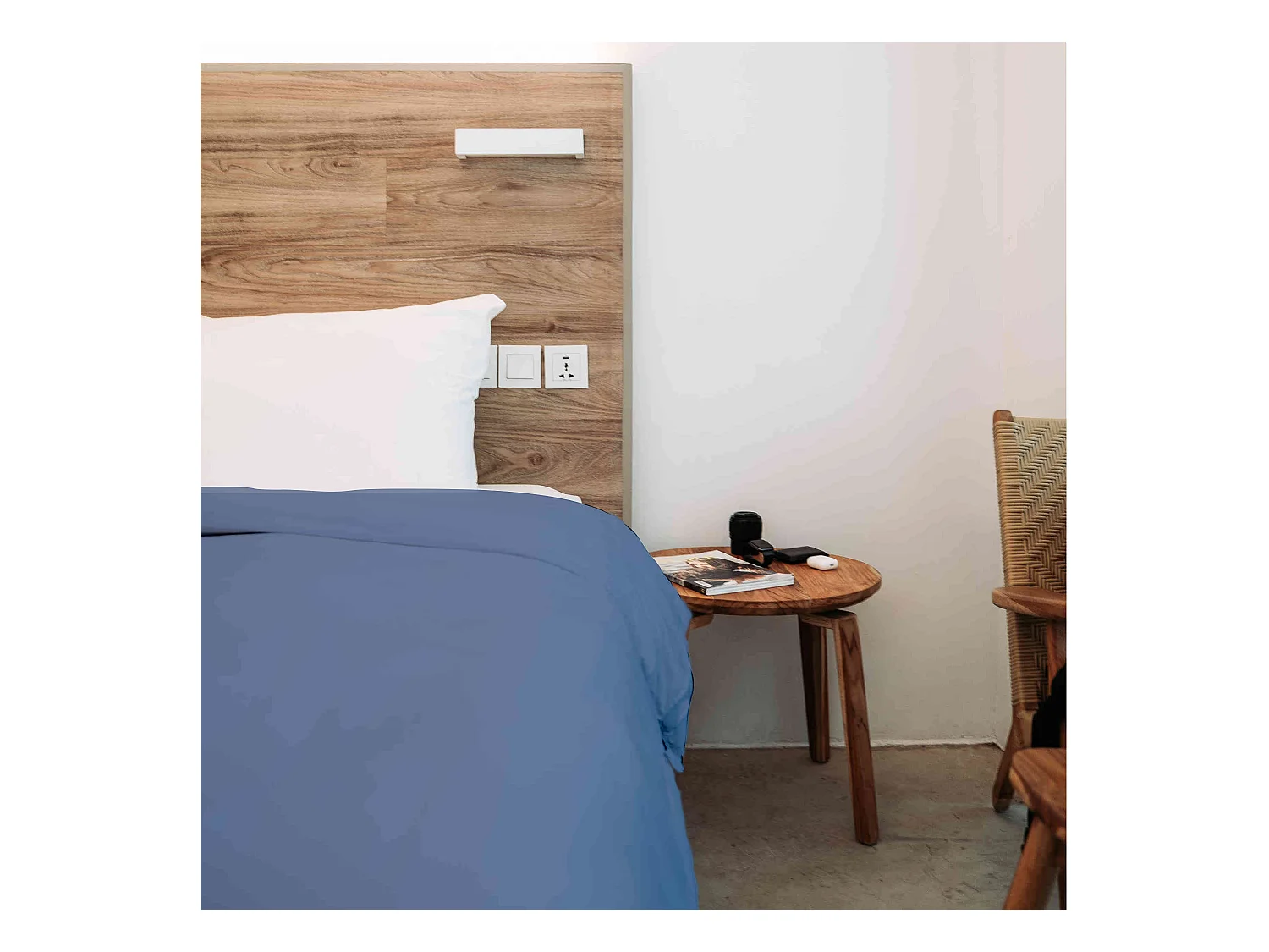 Housse de couette 100% coton orage 200x200 cm - Tradilinge