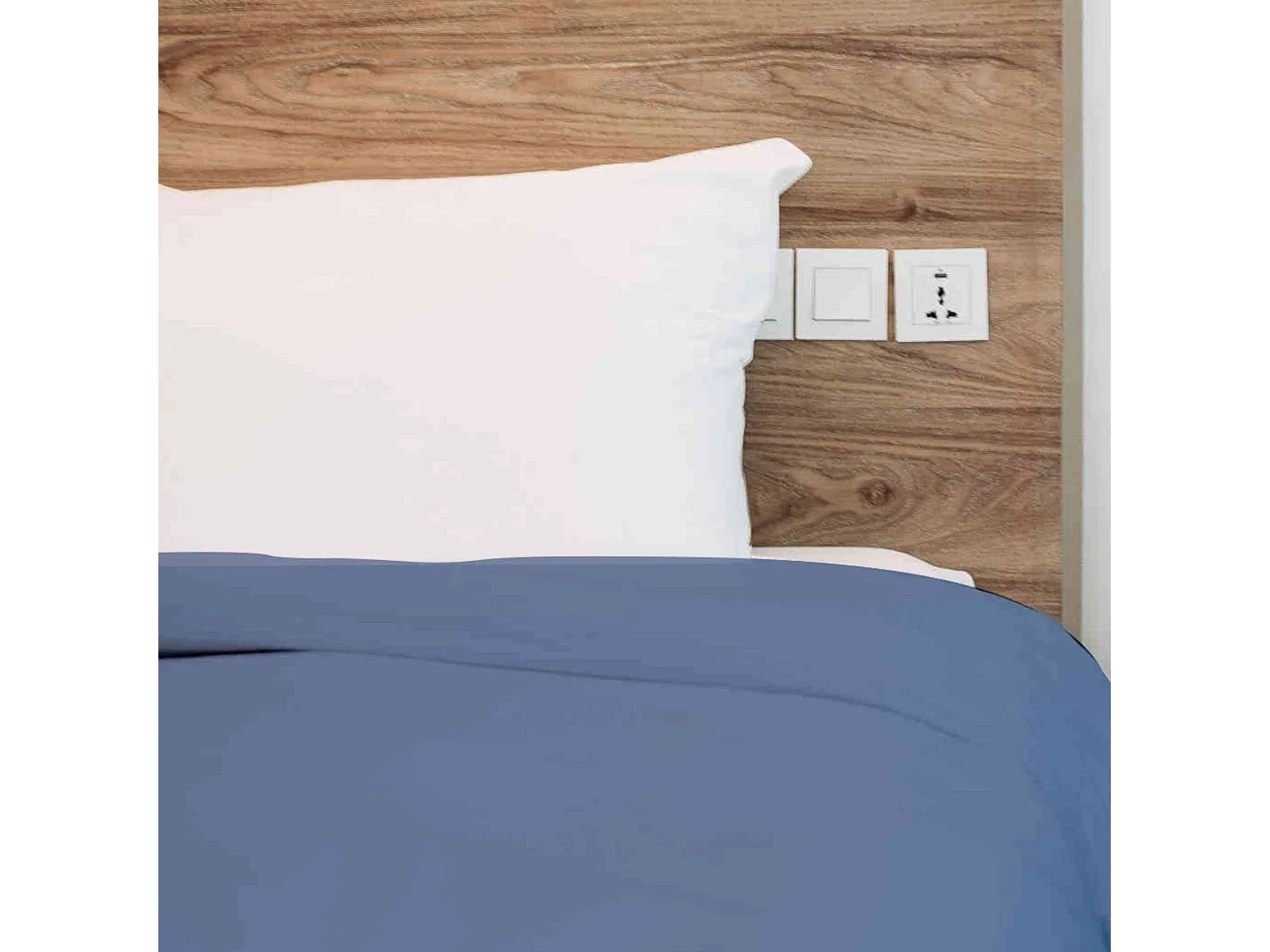 Housse de couette 100% coton orage 260x240 cm - Tradilinge