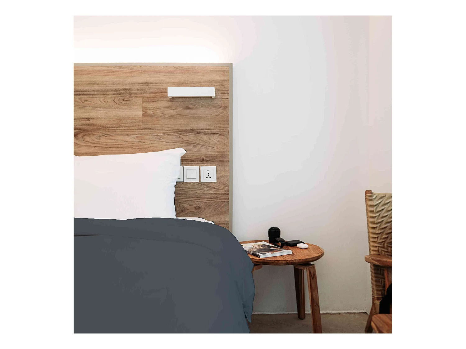 Housse de couette 100% coton anthracite 140x200 cm - Tradilinge