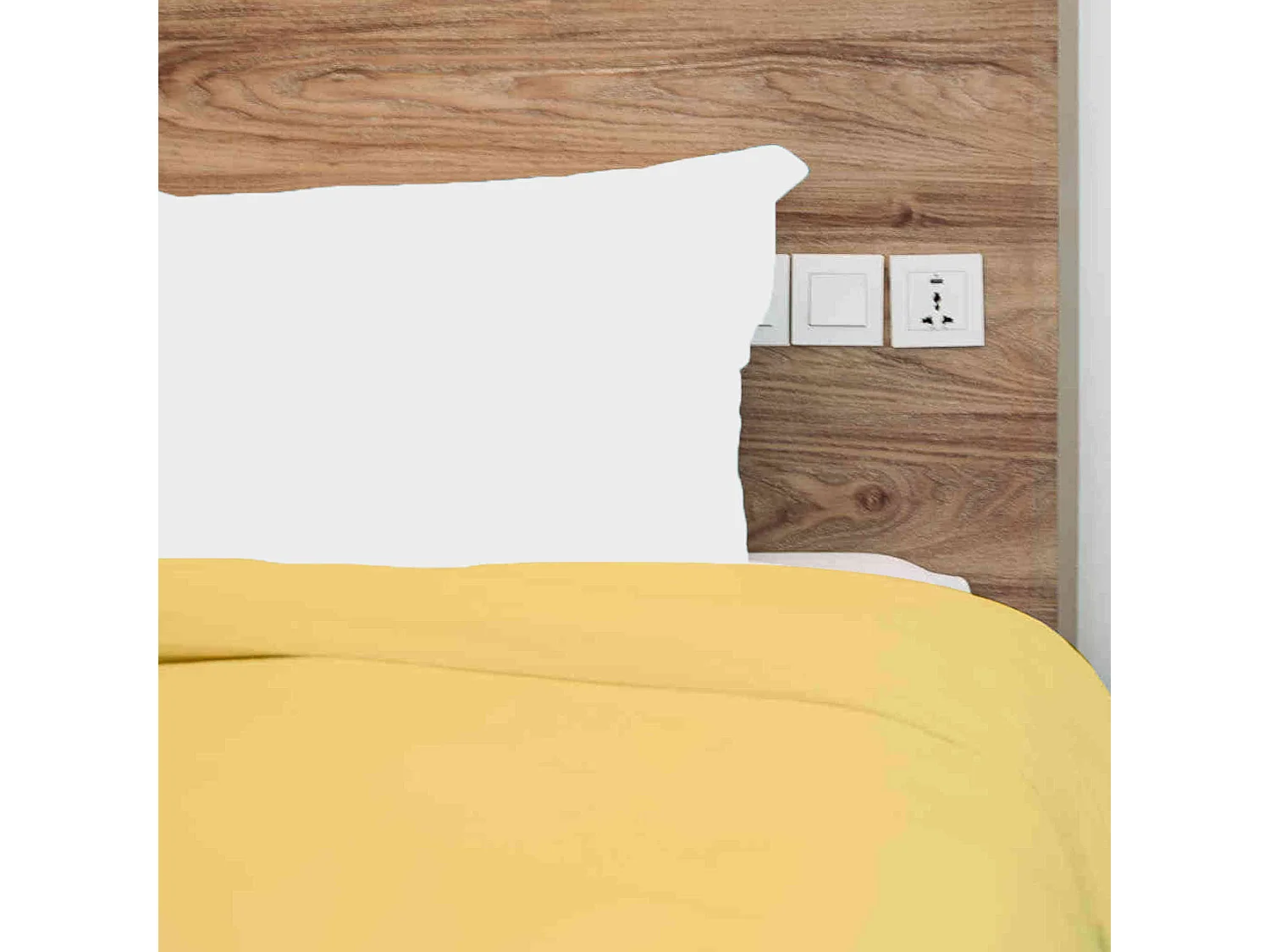 Housse de couette 100% coton paille 260x240 cm - Tradilinge