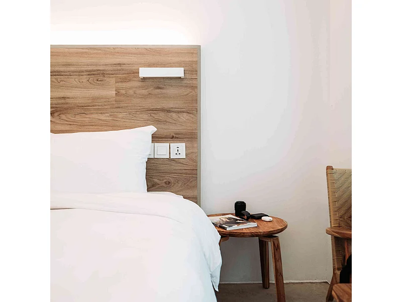 Housse de couette 100% coton blanc 140x200 cm - Tradilinge