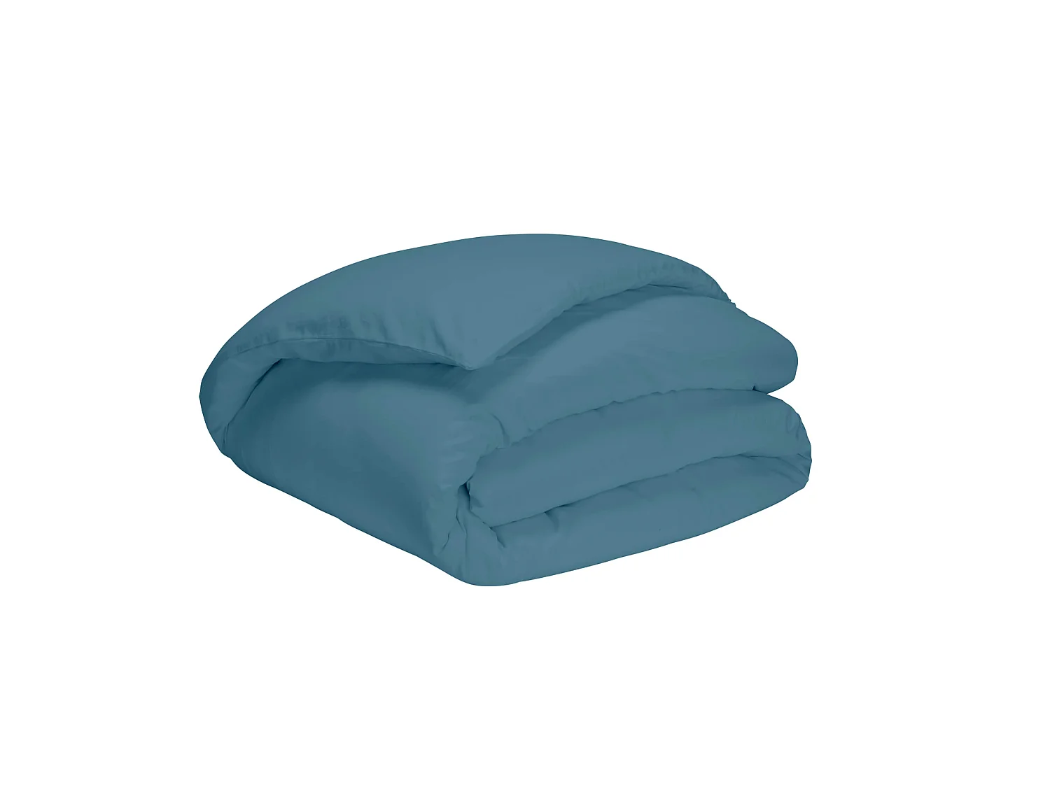 Housse de couette bleu minéral 100% coton biologique 240x220 cm