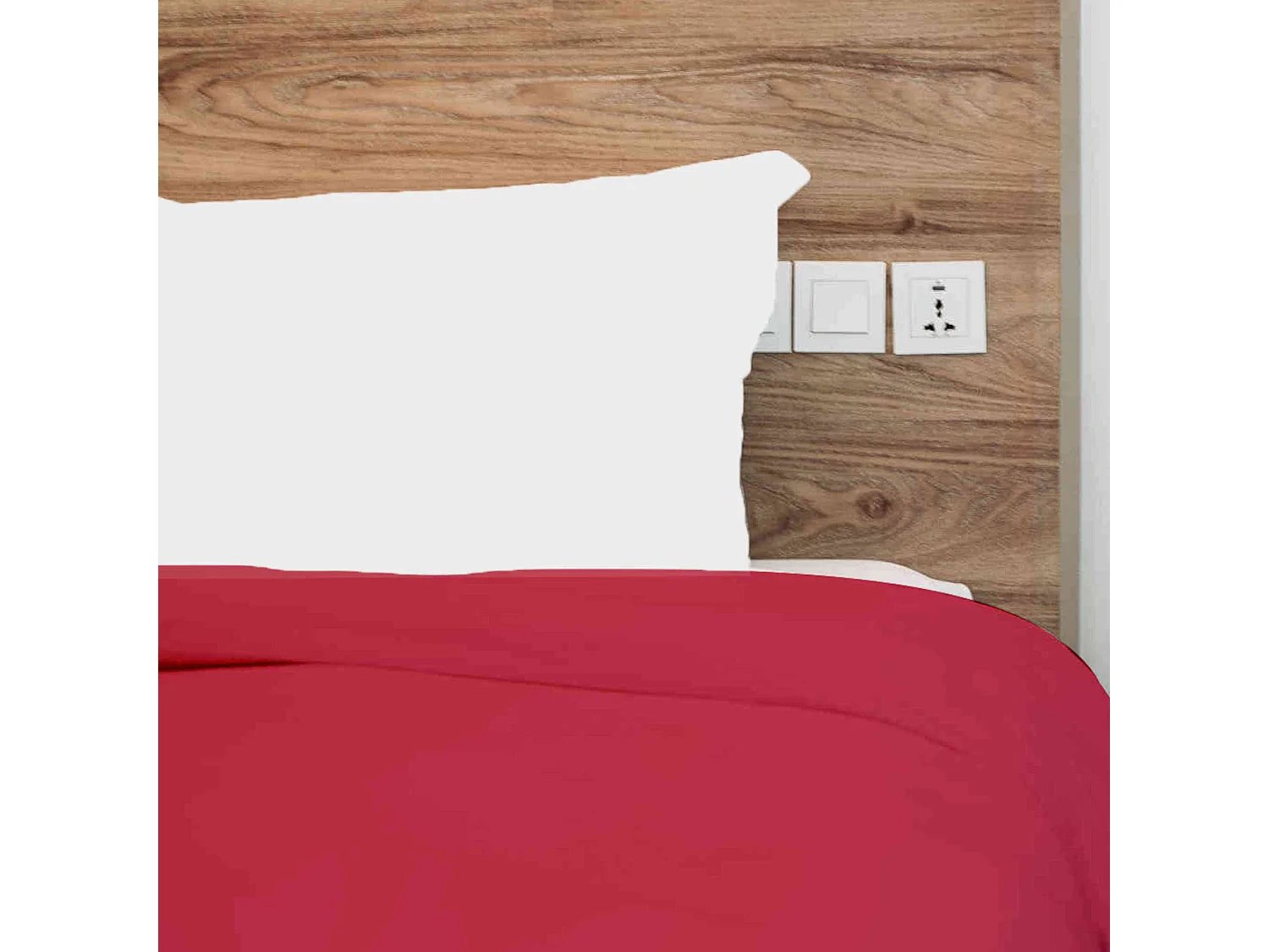 Housse de couette 100% coton garance 260x240 cm - Tradilinge