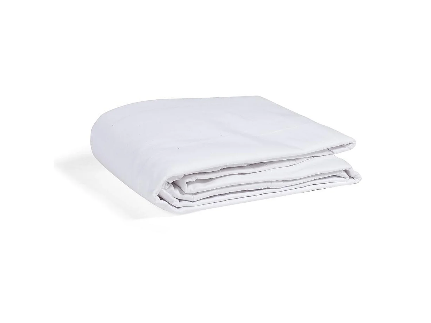 Housse de couette blanche 100% coton 140x200