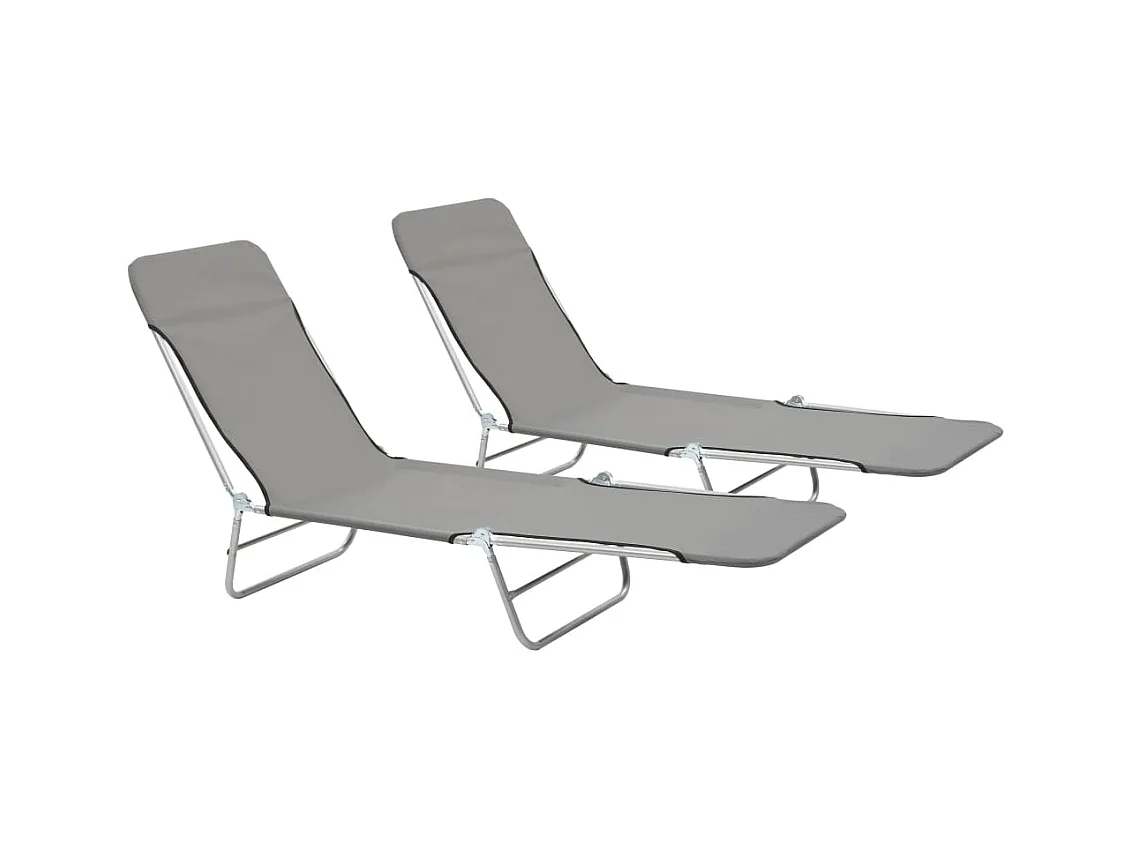 Chaises longues 182 cm grise 182 x 56 x 24.5 cm 02_0011934