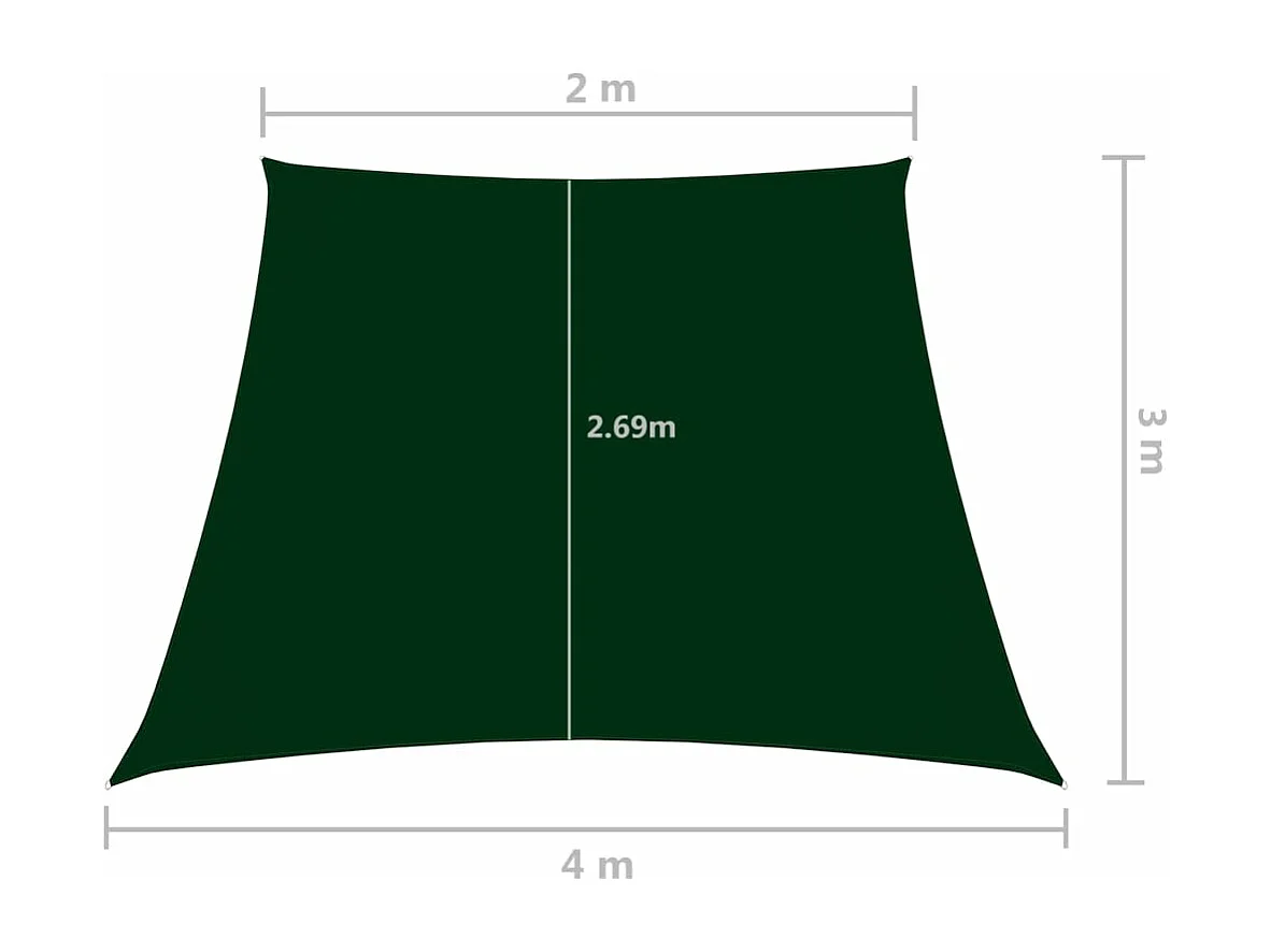 Voile toile d'ombrage parasol tissu 200 x 200 x 300 cm 02_0009758