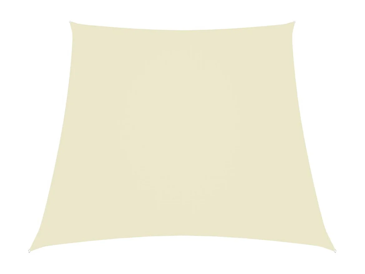 Vela de sombra para sombrilla trapecio tela Oxford 2/4 x 3 m crema 02_0009750