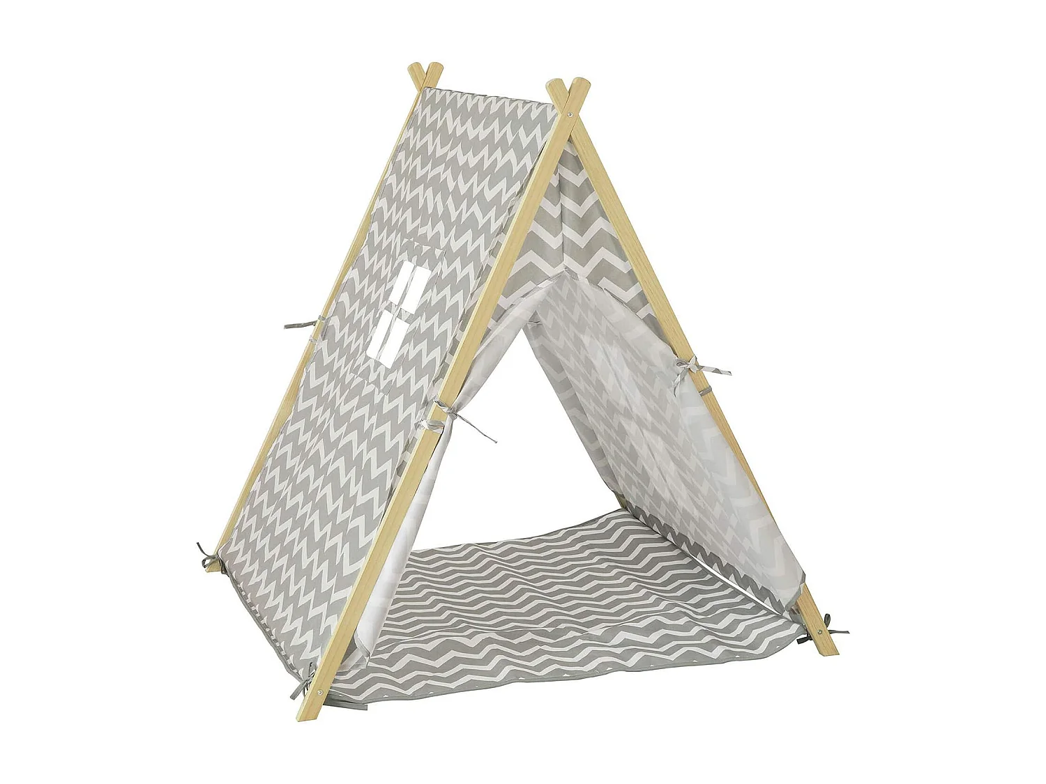 Tente Tipi Enfant pour Garçon et Fille Teepee Tente de Jeu  OSS02-HG SoBuy