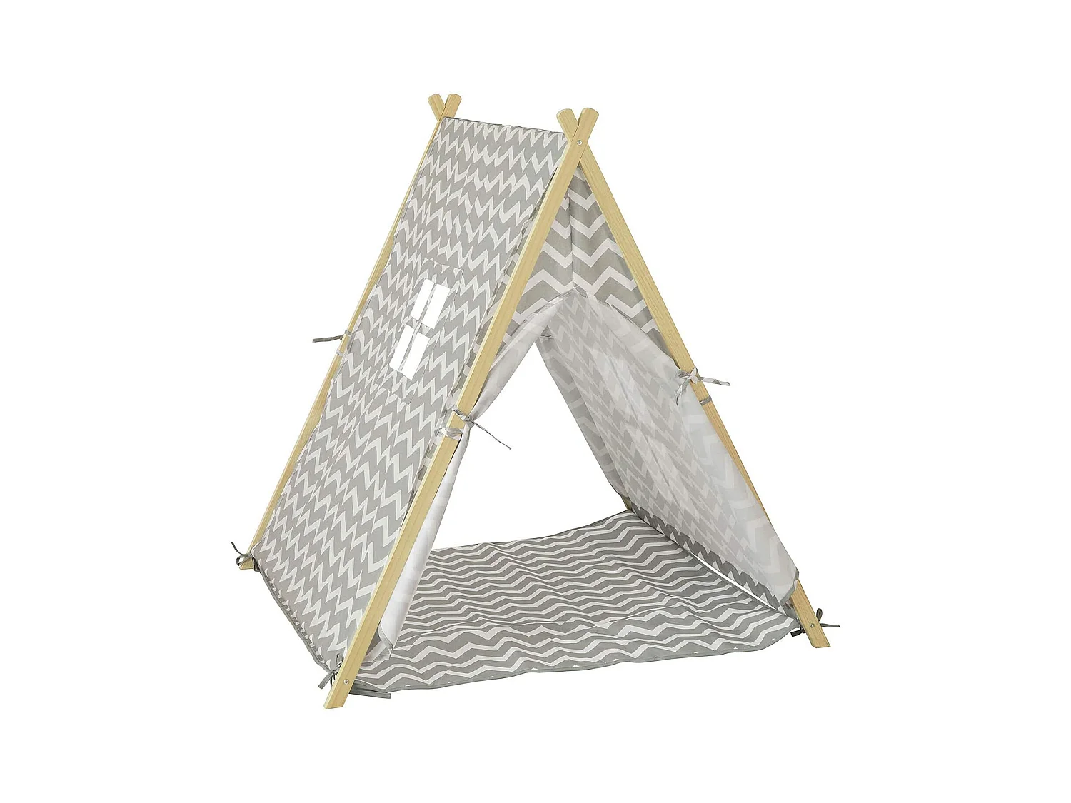 Tente Tipi Enfant pour Garçon et Fille Teepee Tente de Jeu  OSS02-HG SoBuy