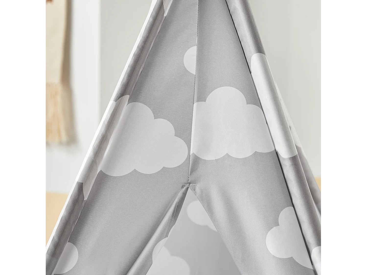 SoBuy OSS03-A01 Tipi Enfant Tente pour Enfant avec Tapis De Sol Indian Teepee Tente de Jeu pour Enfants avec Tapis