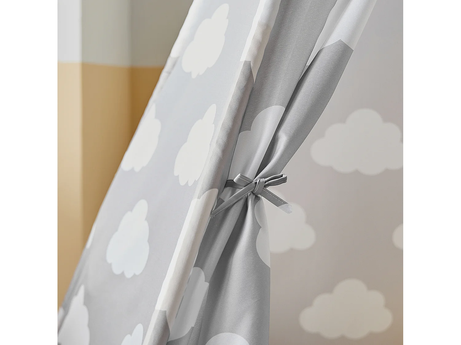 SoBuy OSS03-A01 Tipi Enfant Tente pour Enfant avec Tapis De Sol Indian Teepee Tente de Jeu pour Enfants avec Tapis