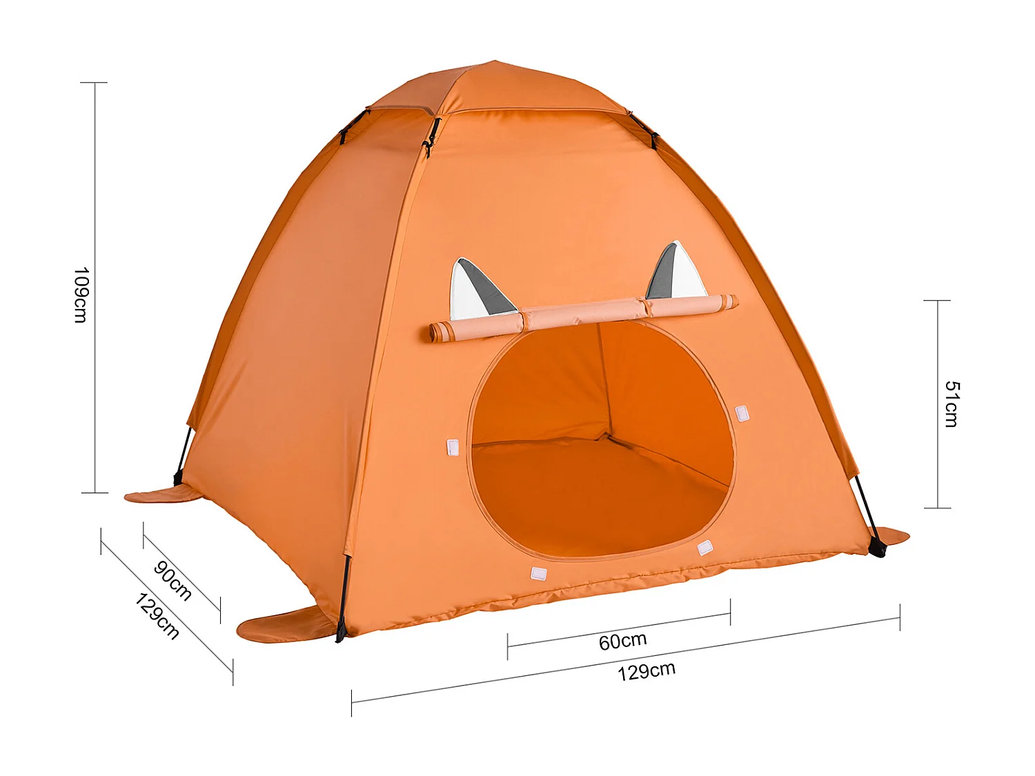 SoBuy OSS05 Tente de Jeu pour Enfants avec Sac de Transport, Maison de Jeu Portable