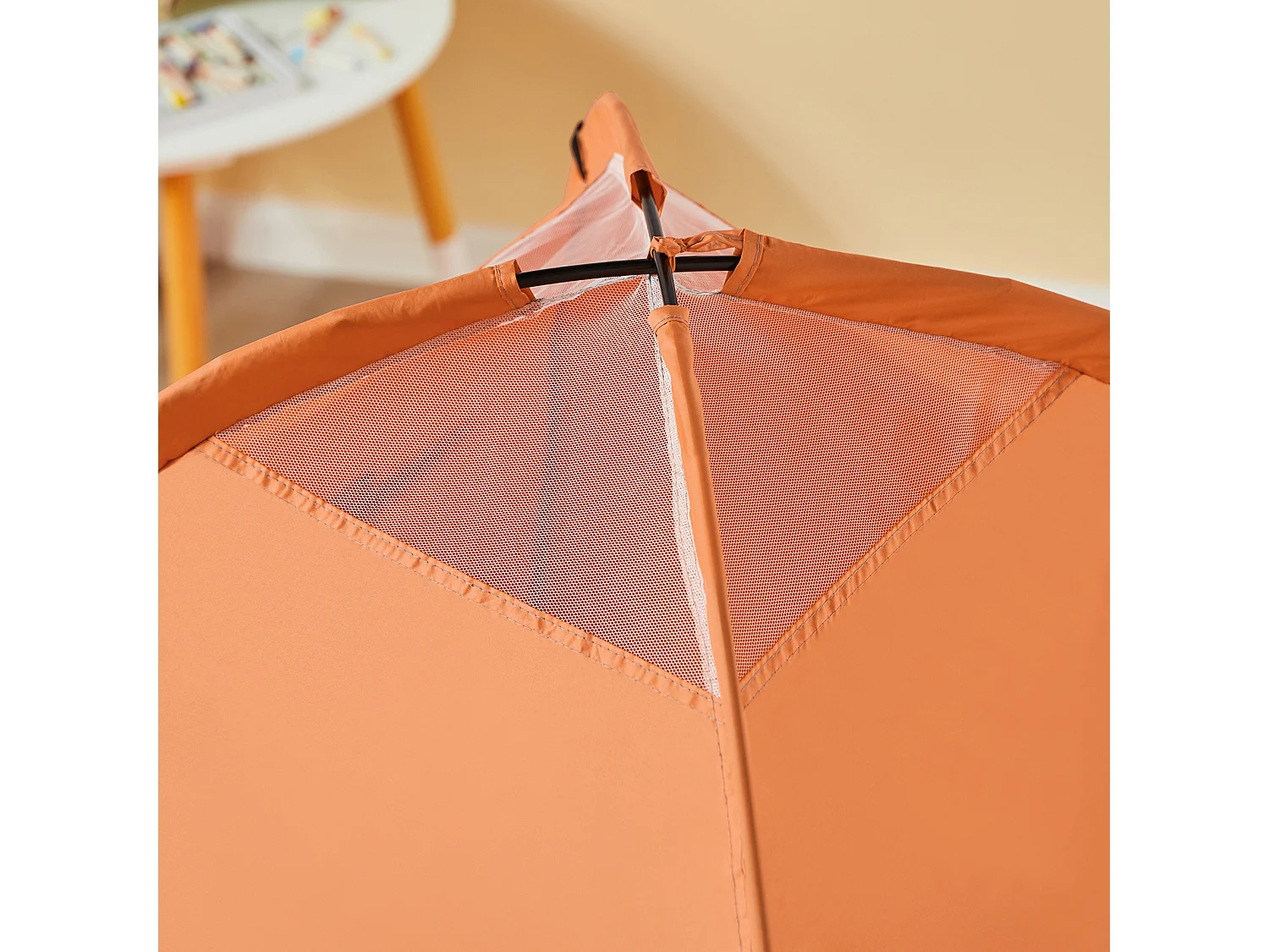 SoBuy Kinderspeeltent met draagtas, draagbaar speelhuis voor jongens en meisjes, binnen en buiten, kindercadeau, 129 x 129 x 109 cm, OSS05