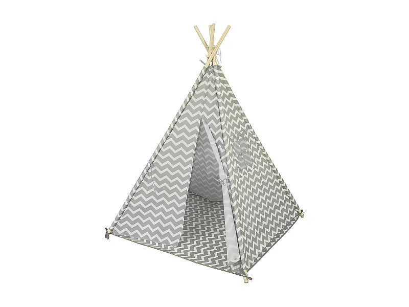 Tipi Tente Pour Enfant avec Tapis De Sol Indian Teepee Tente de jeu pour enfants OSS03 SoBuy