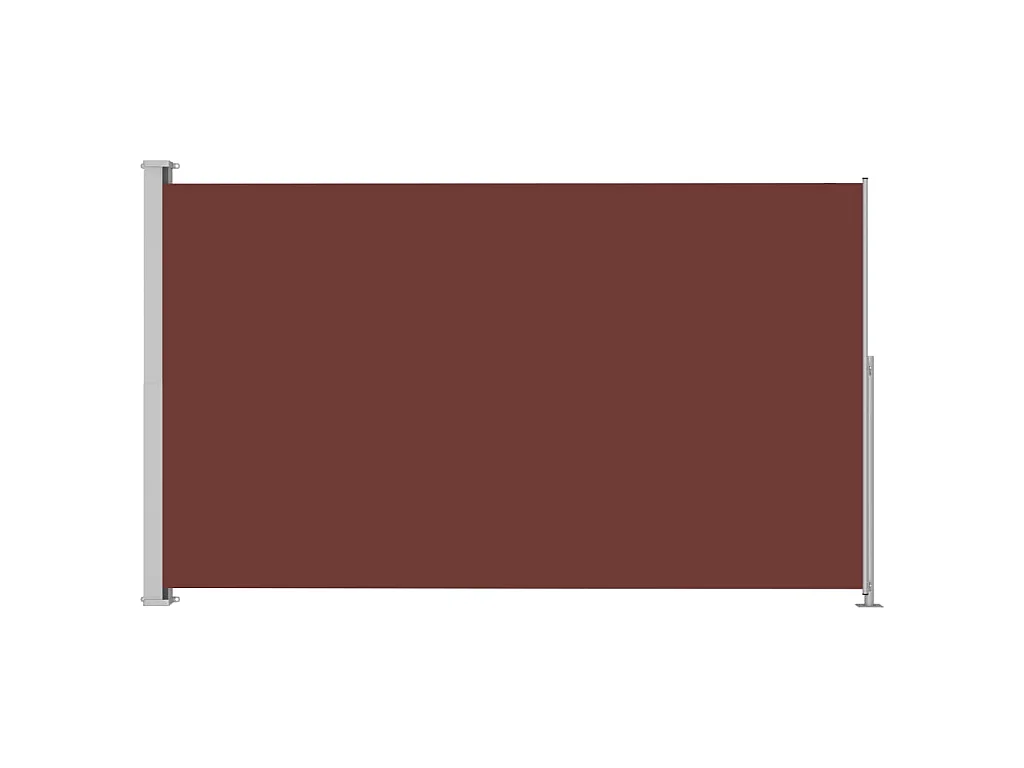 Auvent paravent store brise-vue marron 300 x 180 x 180 cm 02_0007328