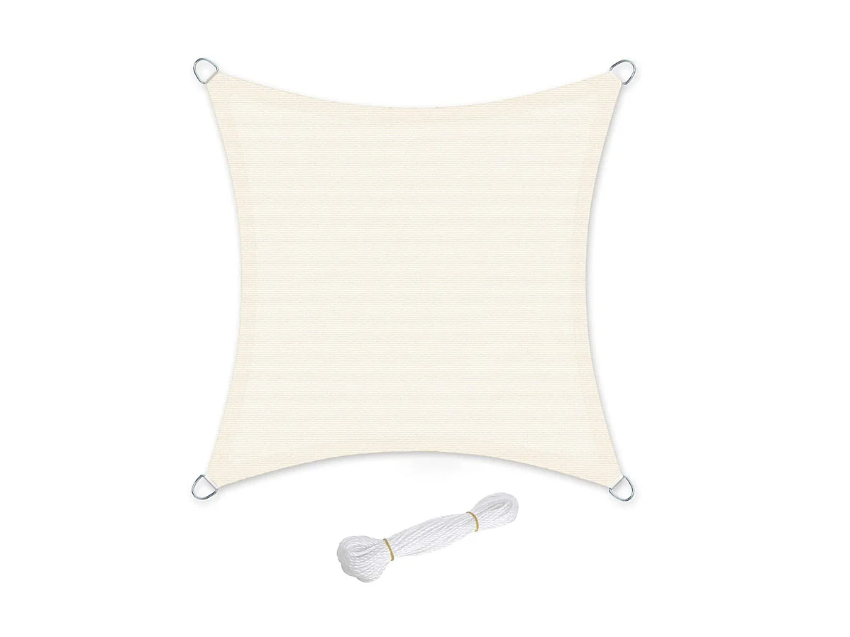 Voile d'ombrage 5 x beige 500 x 500 x 500 cm 12_0001726