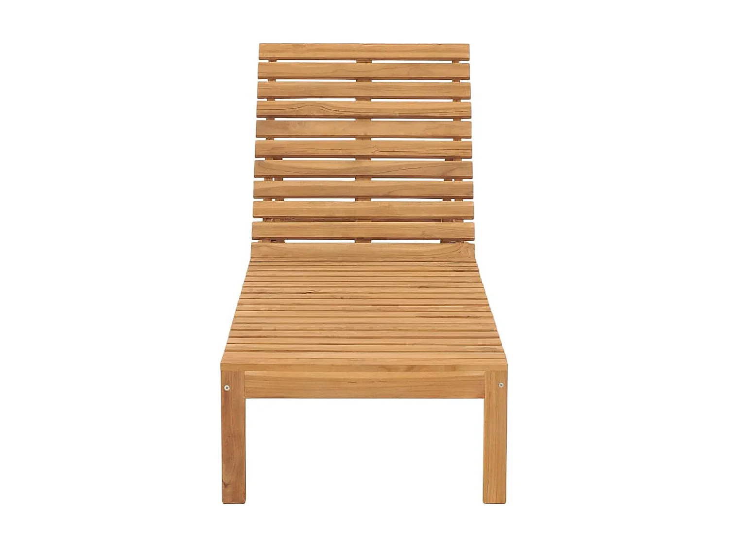 Transat chaise longue bain bois marron 200 x 60 x 30 cm 02_0012714