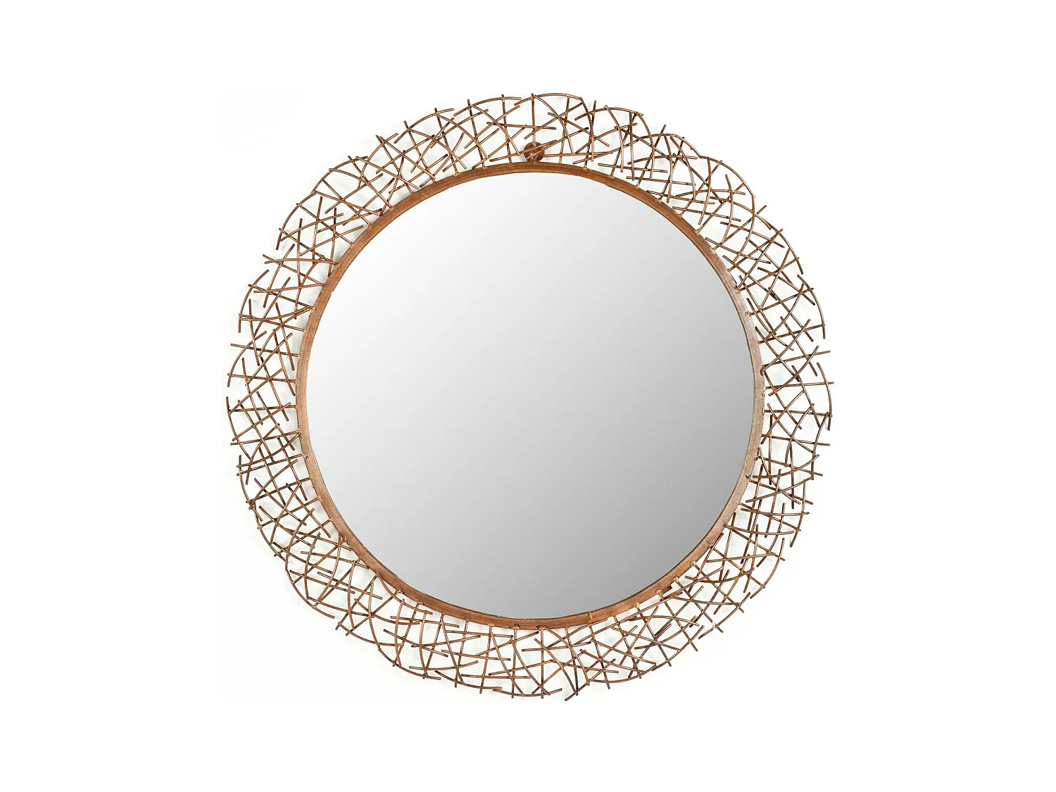 Miroir Cuivre brûlé 74 X 74 X 38.1 cm - Antionette