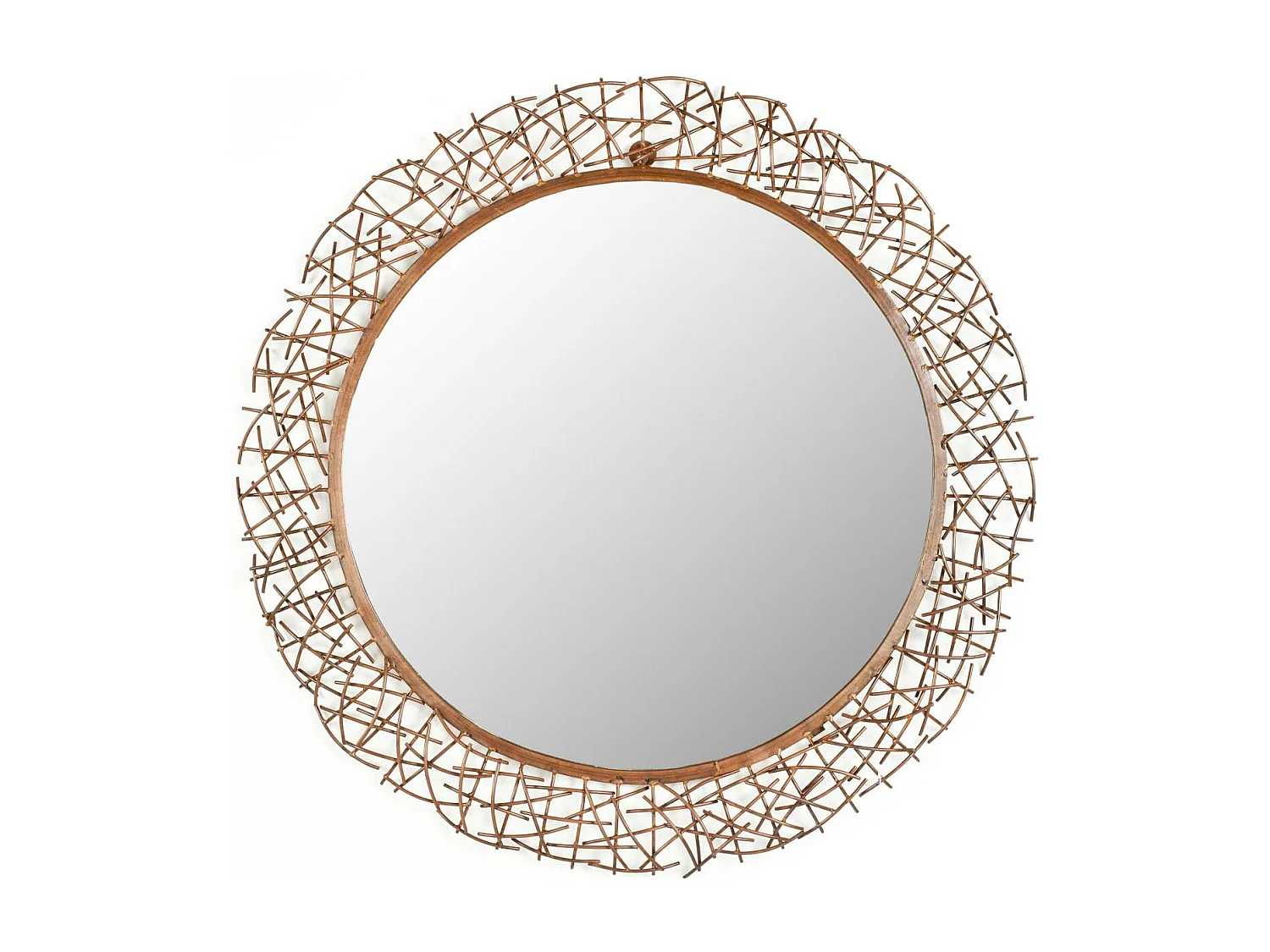 Miroir Cuivre brûlé 74 X 74 X 38.1 cm - Antionette