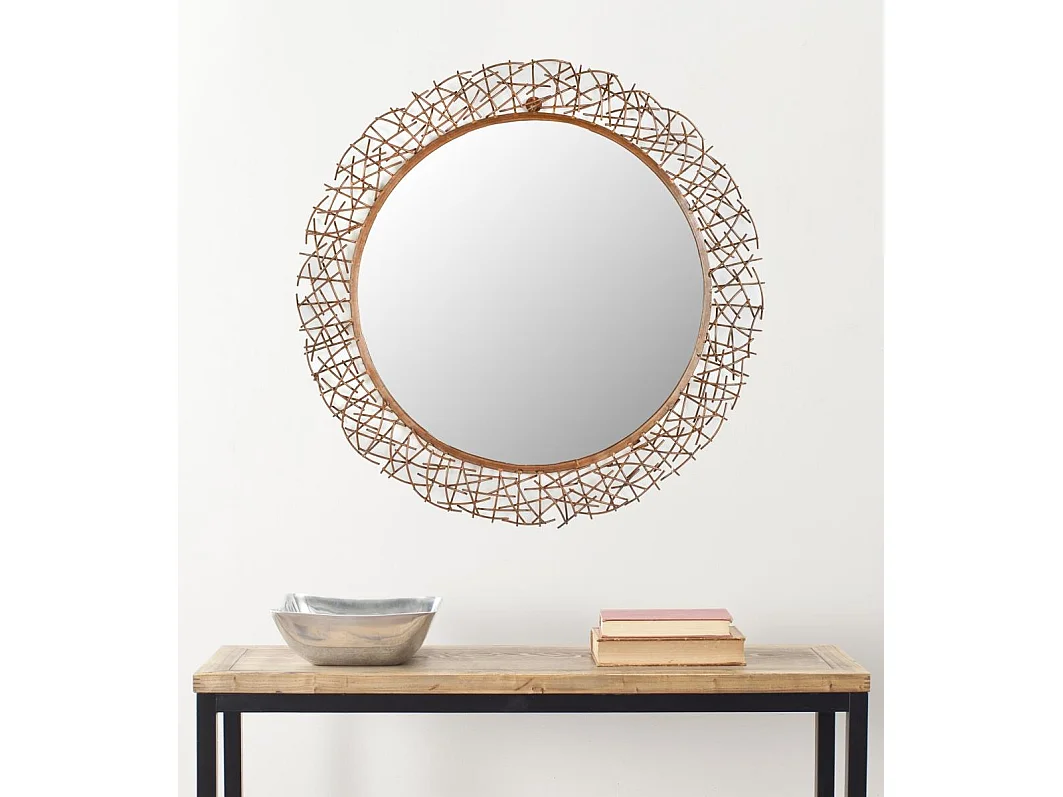 Miroir Cuivre brûlé 74 X 74 X 38.1 cm - Antionette