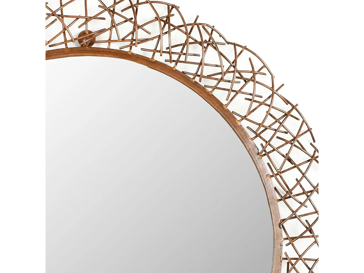 Miroir Cuivre brûlé 74 X 74 X 38.1 cm - Antionette