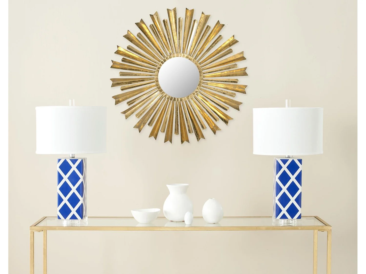 Miroir Or antique 3 X 84 X 83.82 cm - Christeen