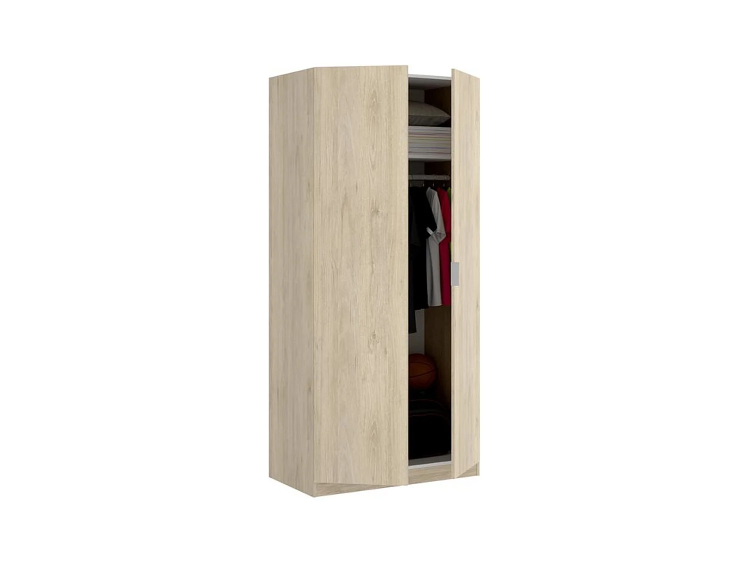 Armoire de 80 cm à 2 portes Essen