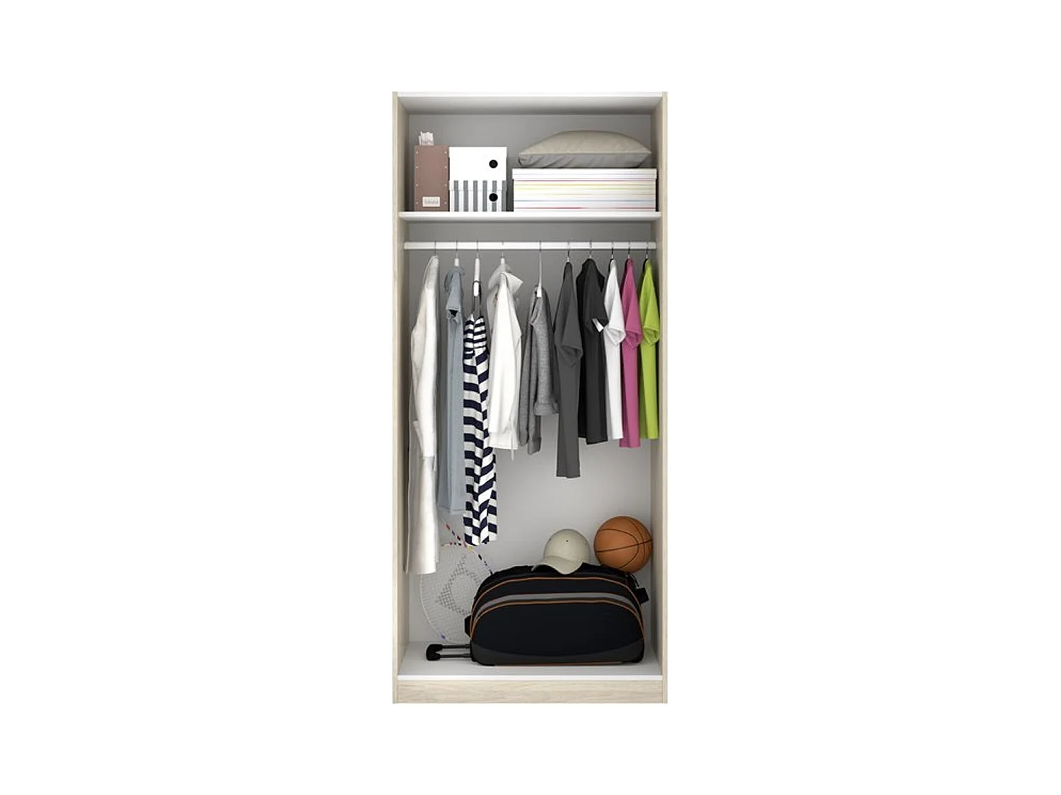 Armoire de 80 cm à 2 portes Essen