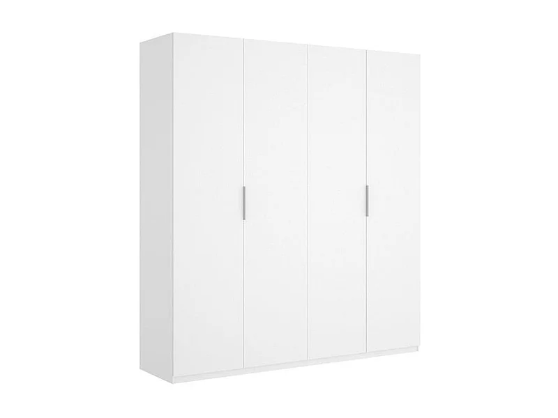 Armario Essen 4 puertas abatibles blanco brillo 204x180x52 cm