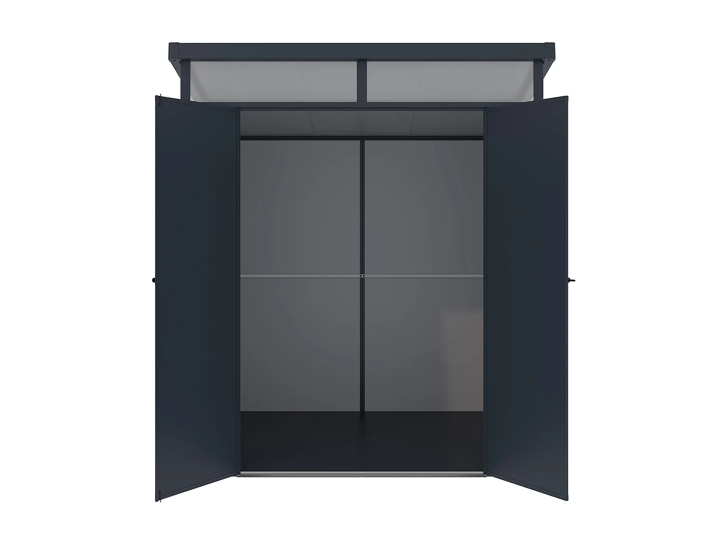 Tuinhuis in grijs hars 3,65 m² met vloer - MINARO