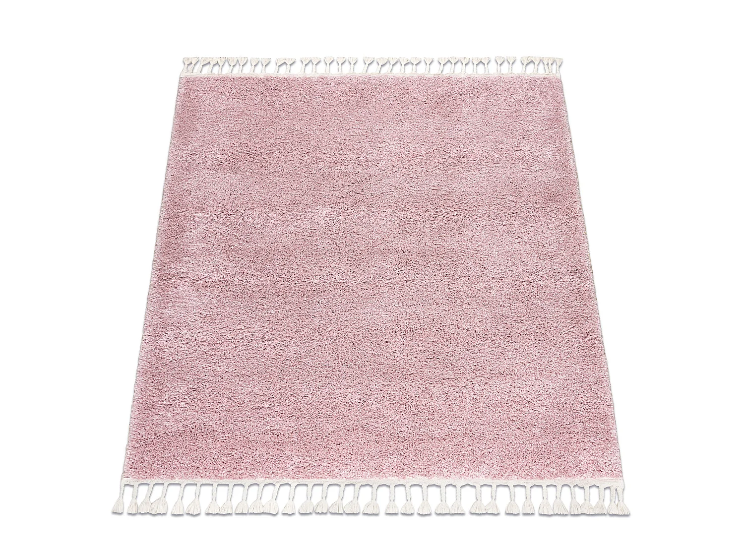 Tapijt BERBER vierkant 9000 rozekleuring marokkaanse shaggy 160x160 cm