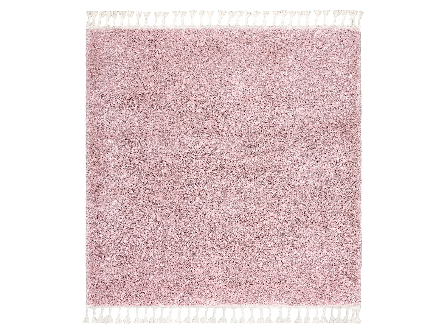 Tapijt BERBER vierkant 9000 rozekleuring marokkaanse shaggy 160x160 cm