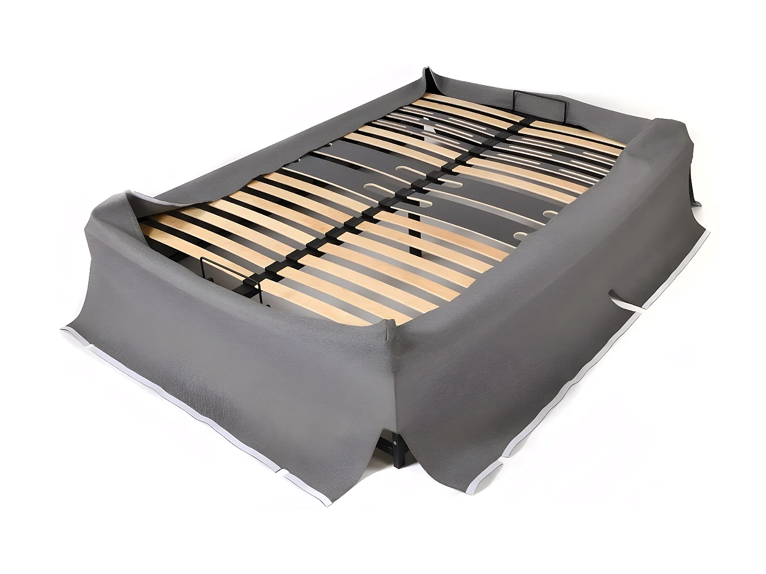 Opbergbed met opbergruimte 160x200cm - Oorsprong Frankrijk