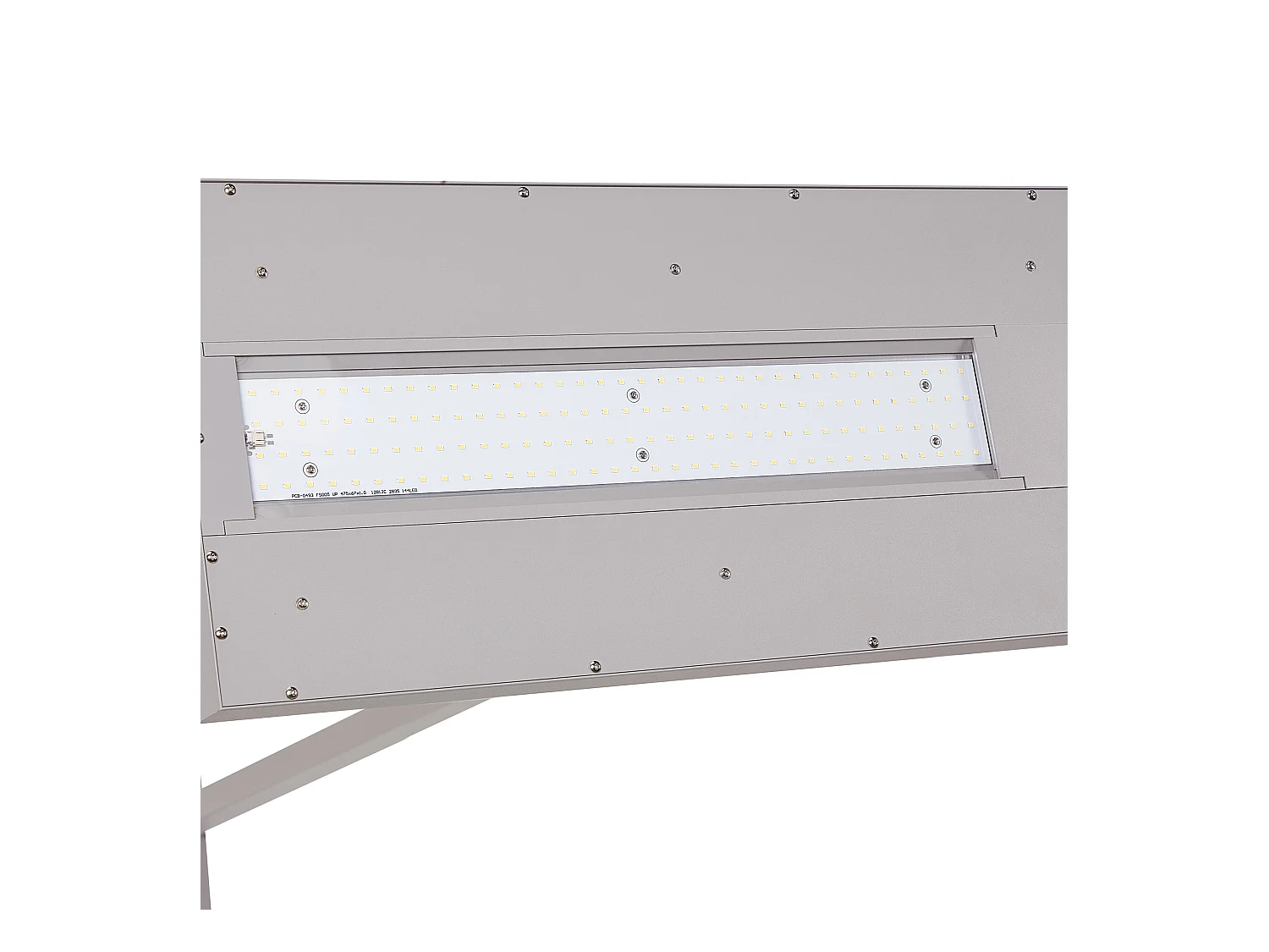 LED Stehlampe TAURUS mit Dimmer Metall Silber