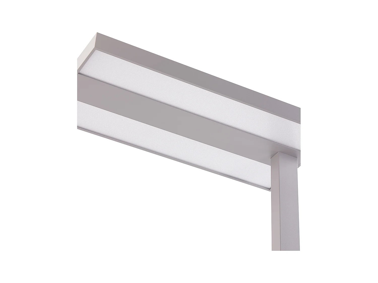 LED Stehlampe TAURUS mit Dimmer Metall Silber