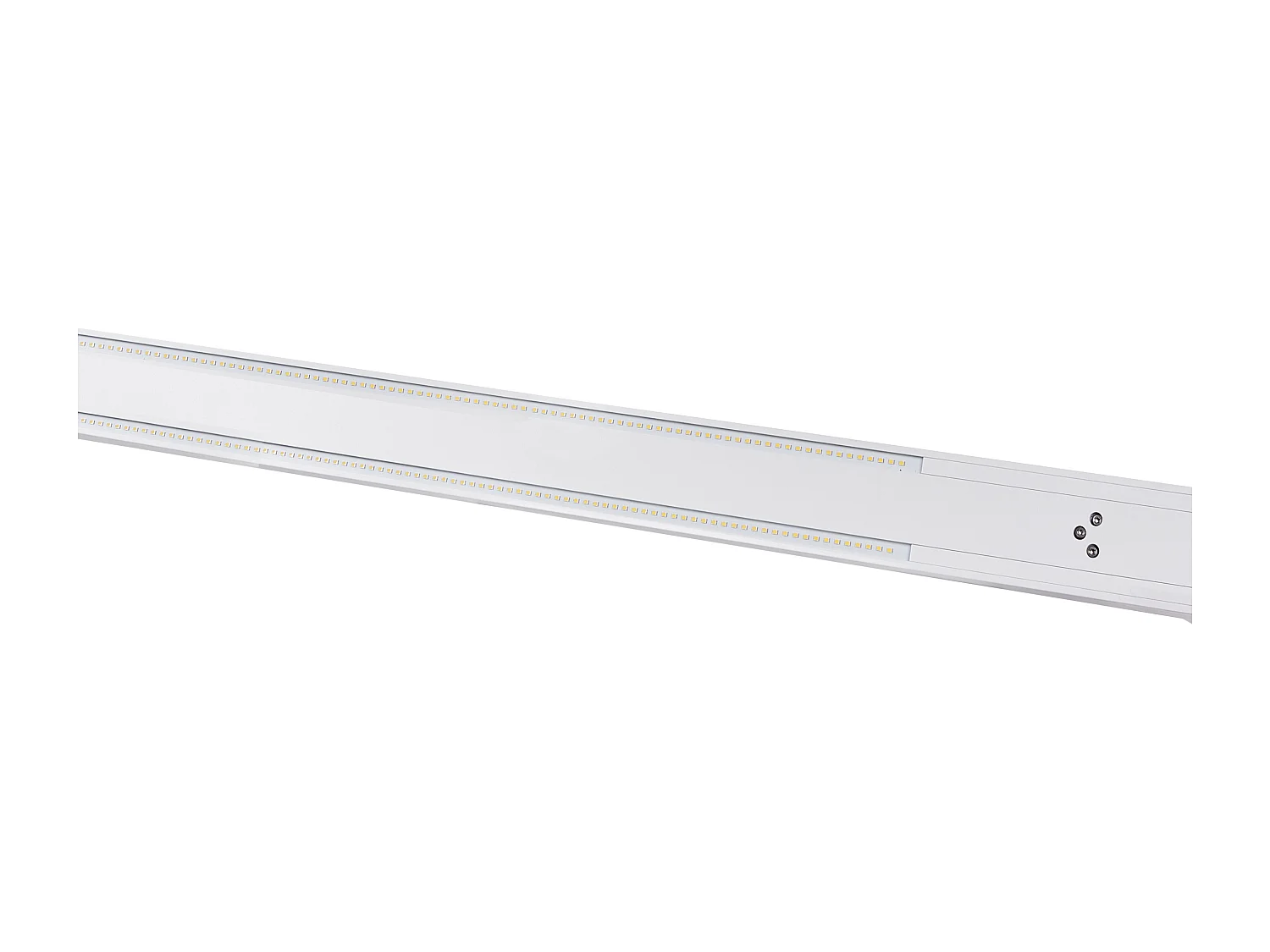 LED-Stehlampe Metall weiß 186cm eckig mit langem Kabel und Schalter Perseus