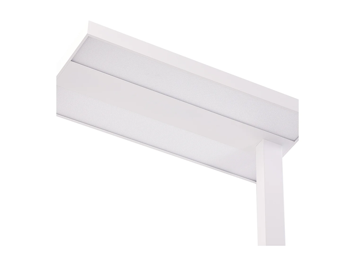 LED staande lamp TAURUS Met dimmer Metaal Wit