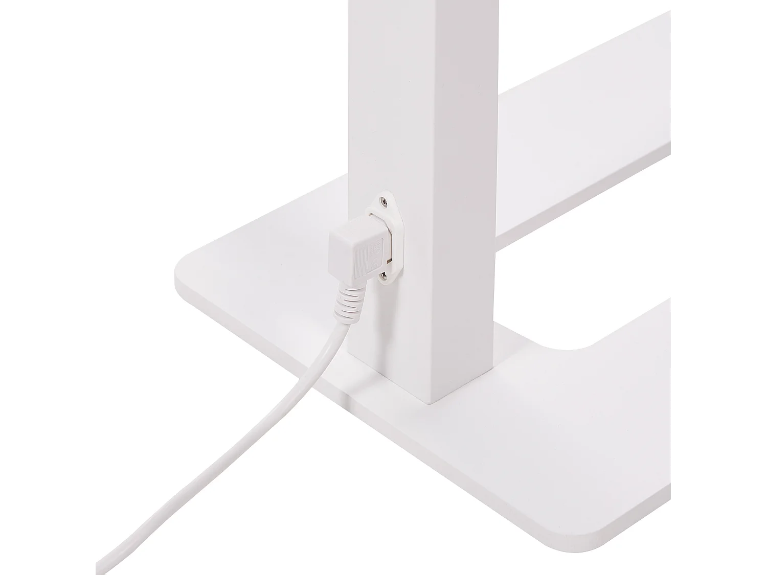 LED-Stehlampe Metall weiß 197 cm mit Schalter dimmbar rechteckig modern Taurus