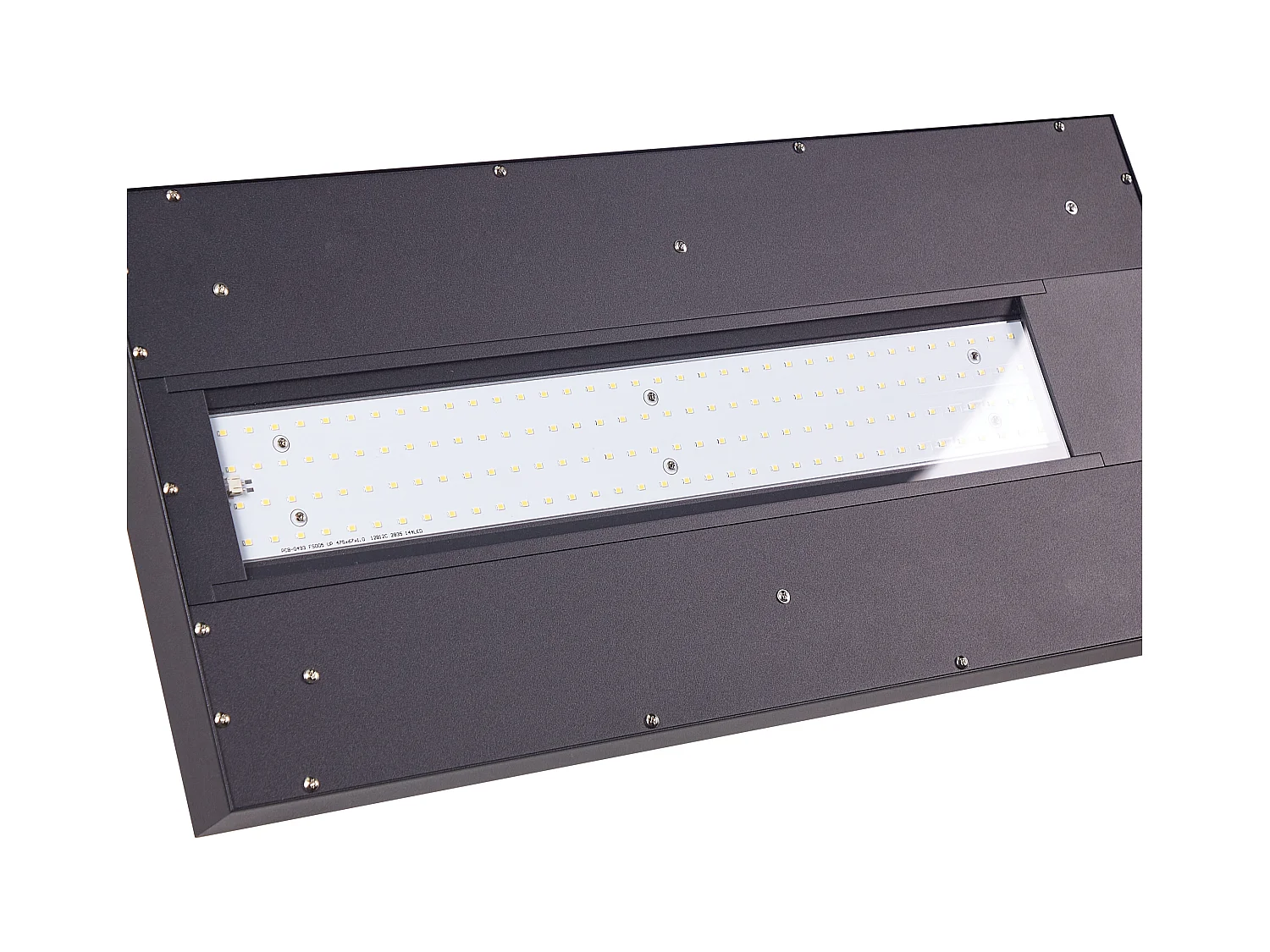 LED-Stehlampe Metall schwarz 197cm mit Schalter dimmbar rechteckig modern Taurus