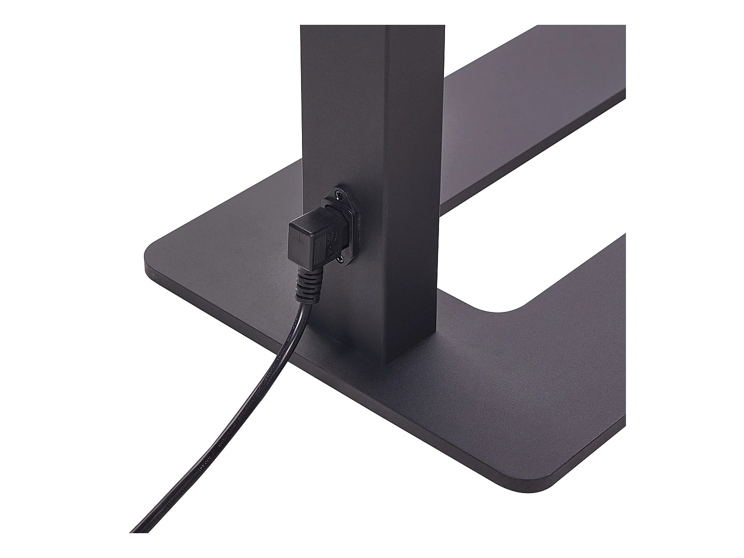 LED-Stehlampe Metall schwarz 197cm mit Schalter dimmbar rechteckig modern Taurus