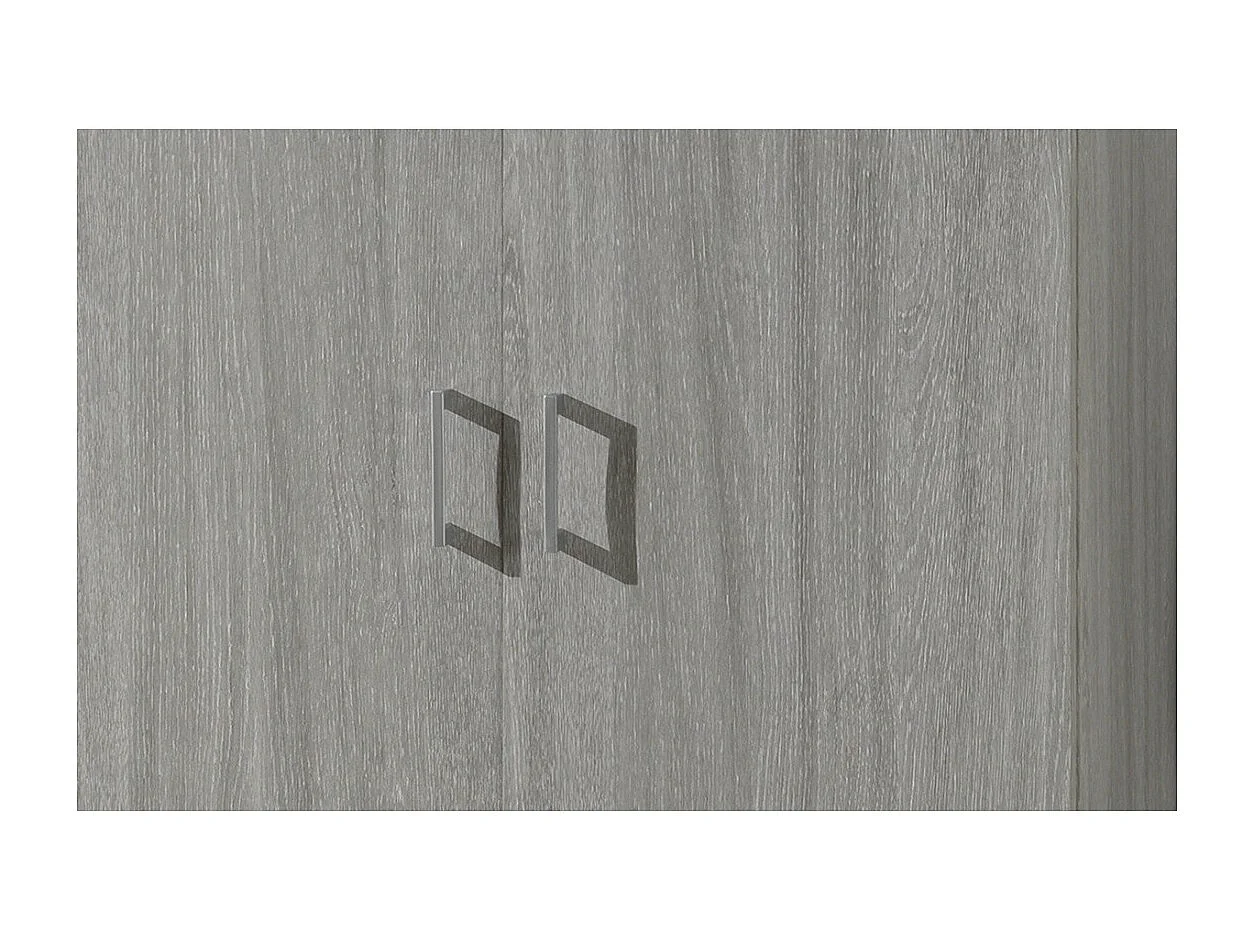 Armoire REY – 2 portes – 80×180 cm – Chêne gris – Style scandinave