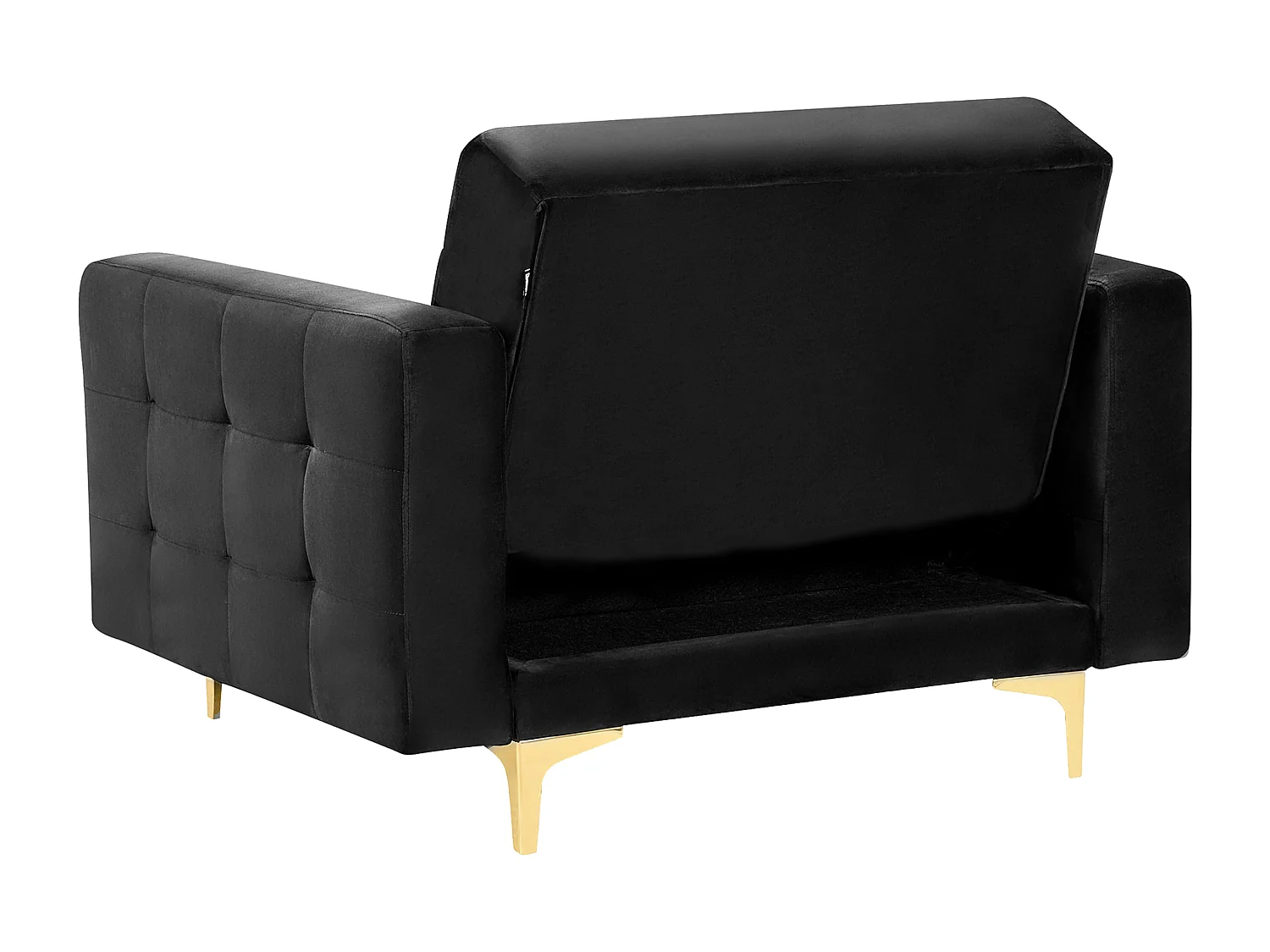 Fauteuil ABERDEEN Fluweel Zwart