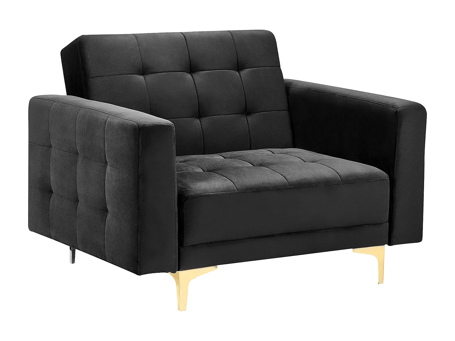 Fauteuil ABERDEEN Fluweel Zwart