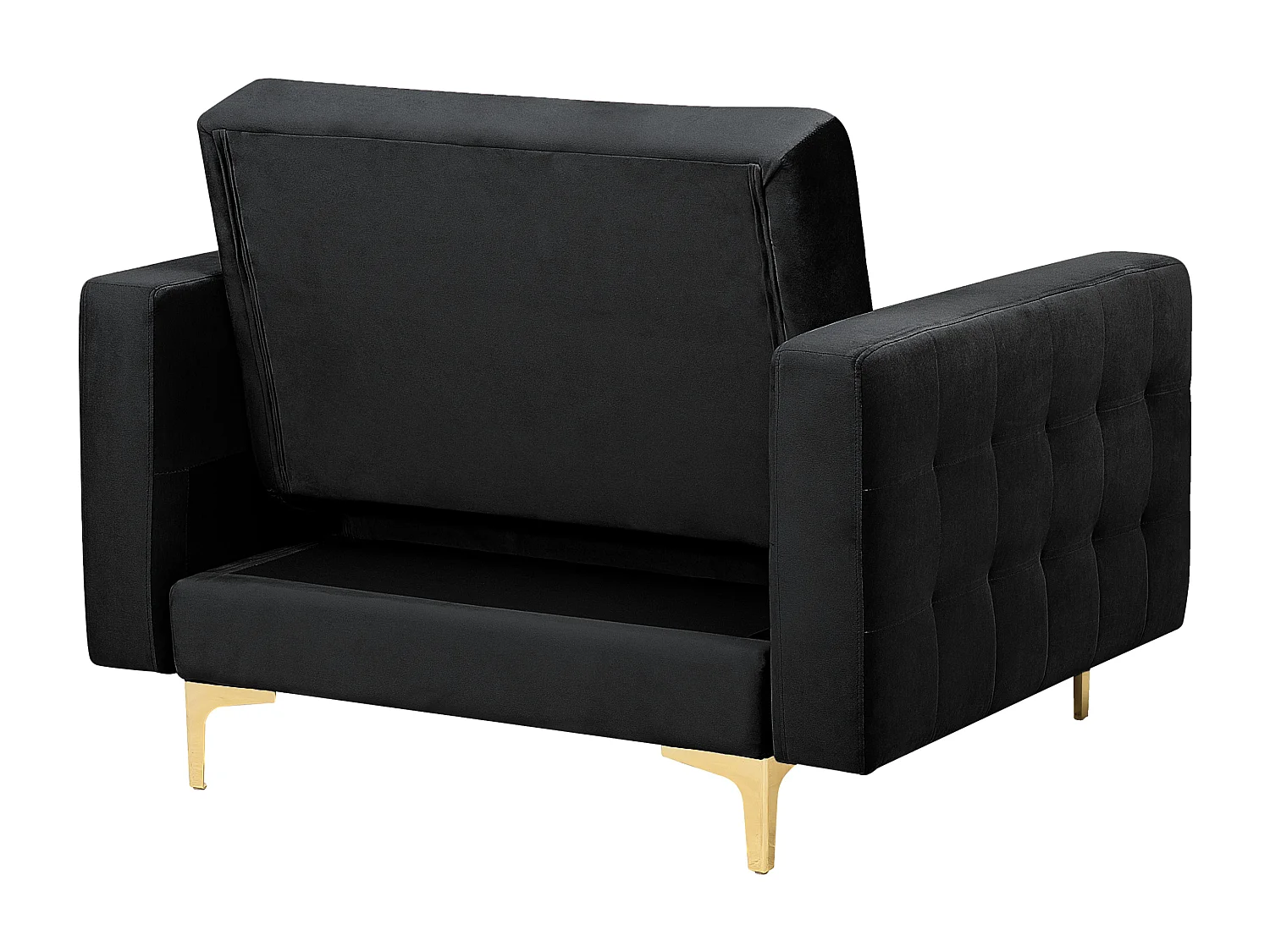 Fauteuil ABERDEEN Fluweel Zwart