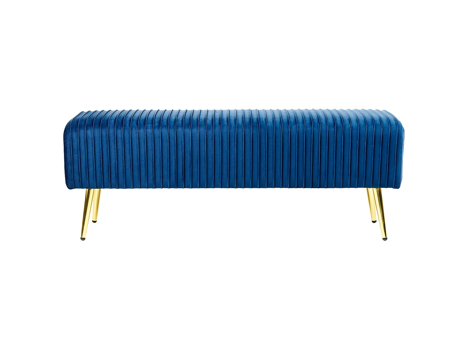 Banc PATERSON Velours Bleu