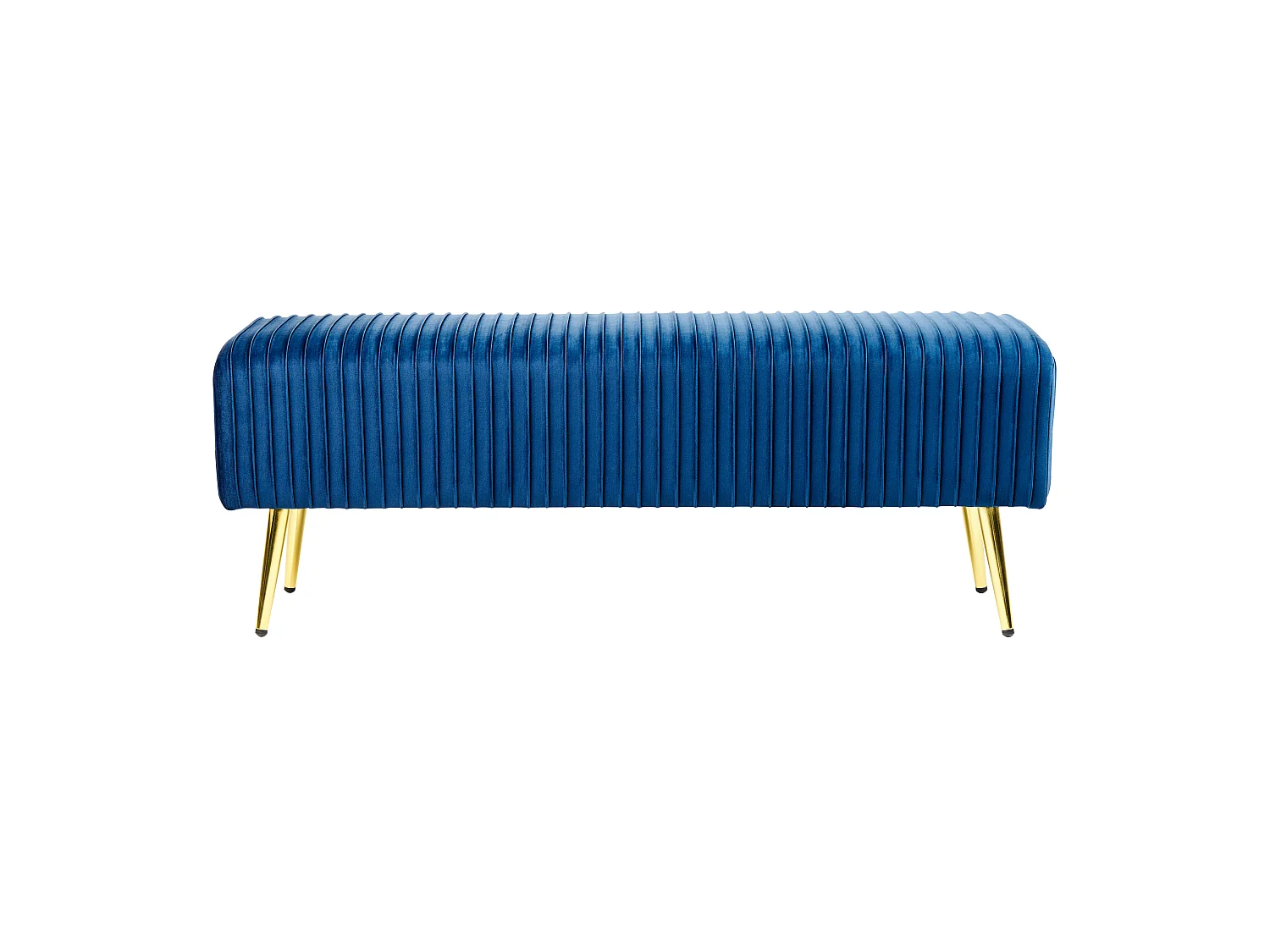 Banc PATERSON Velours Bleu