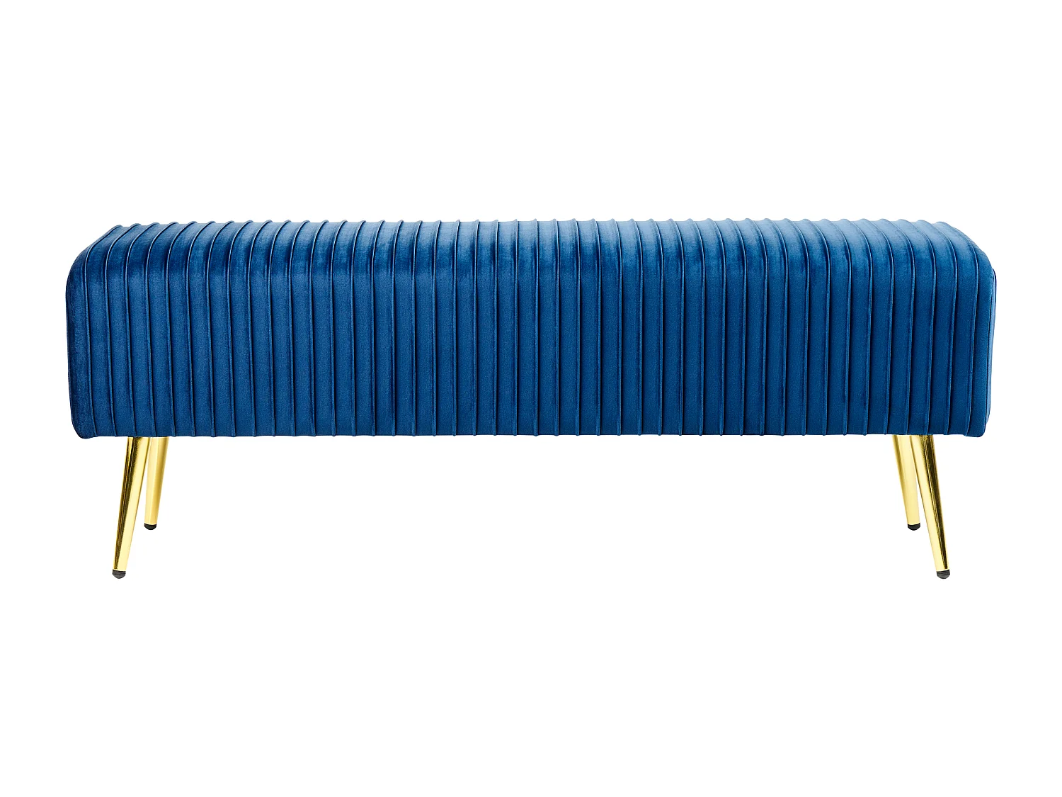Banc PATERSON Velours Bleu