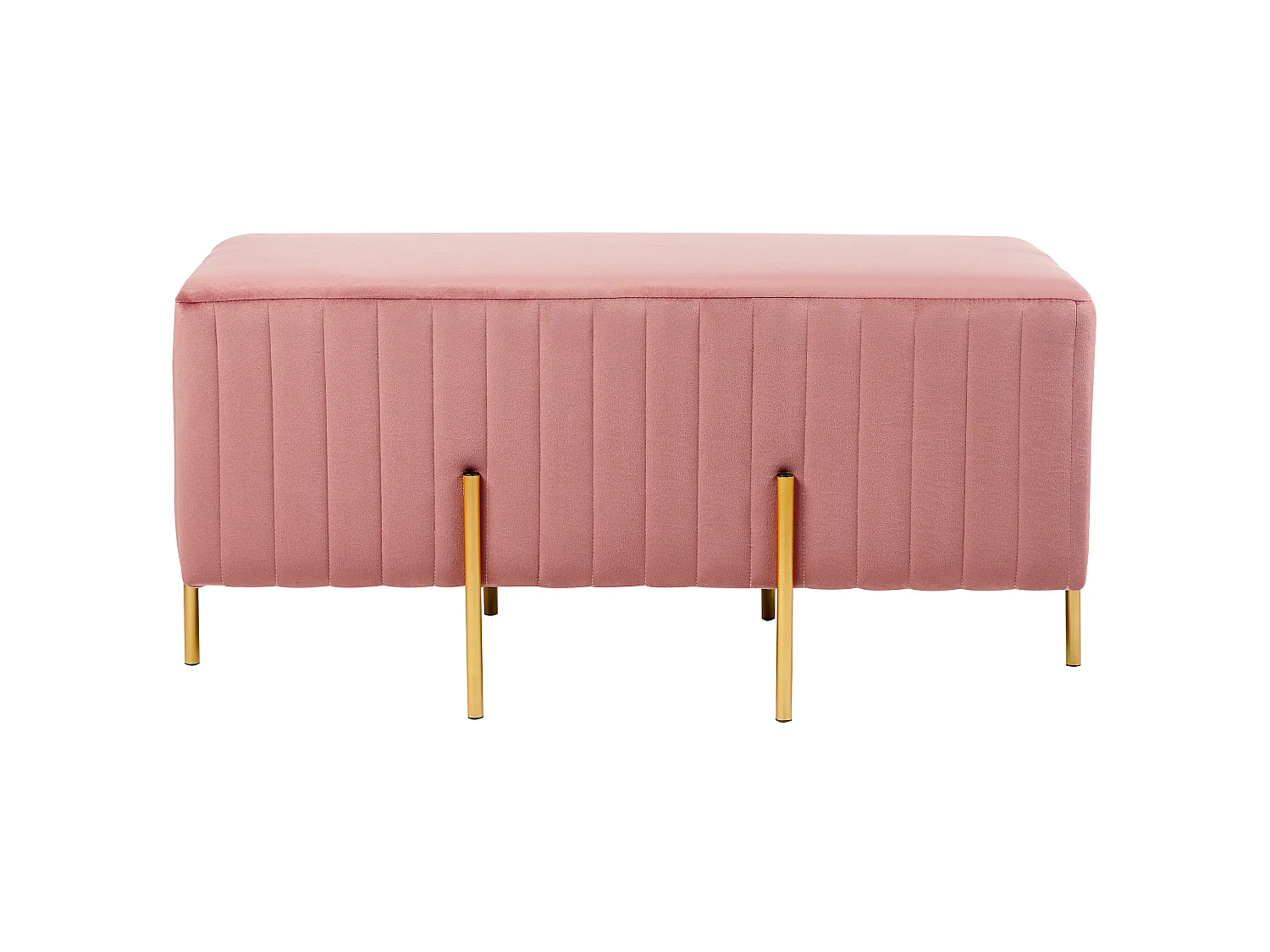 Banc DAYTON Velours Rose pastel