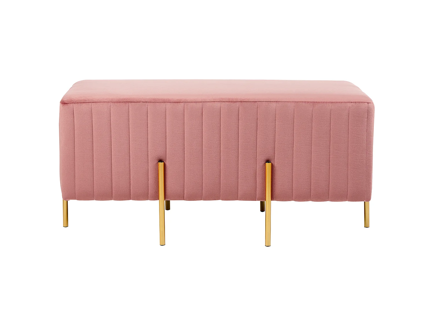 Banc DAYTON Velours Rose pastel