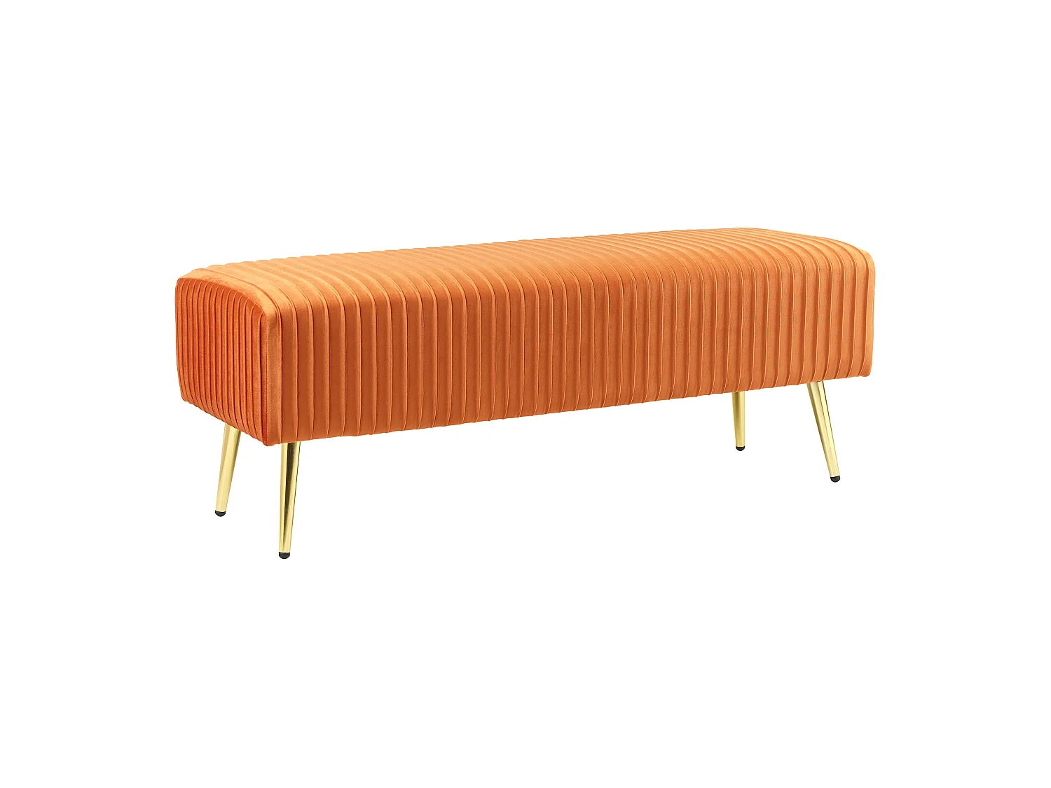 Banc PATERSON Velours Orange